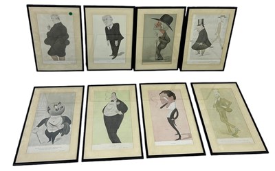 Lot 709 - A COLLECTION OF VANITY FAIR 'SPY' PRINTS (8)...