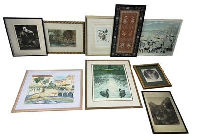 Lot 724 - A LARGE COLLECTION OF PRINTS / WORKS OF ART...