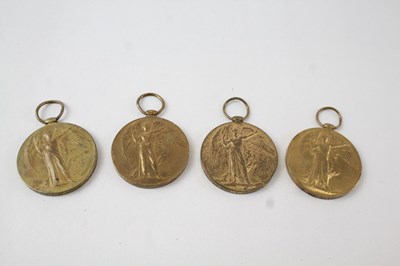 Lot 741 - WW1 VICTORY MEDALS TZ5796 T. SPENCER ACT L.S....