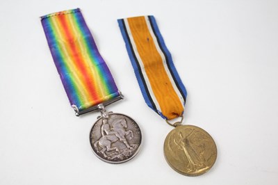 Lot 742 - WW1 MEDAL PAIR 183560 GNR J. SOPER RA X2