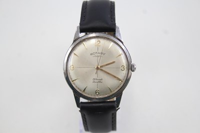 Lot 771 - MENS VINTAGE ROTARY DRESS WATCH HAND WIND WORKING