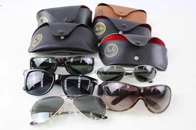 Lot 792 - COLLECTION OF DESIGNER RAYBAN SUNGLASSES X5