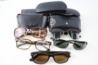 Lot 793 - COLLECTION OF DESIGNER RAYBAN SUNGLASSES X5