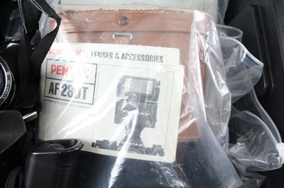 Lot 804 - ASSORTED VINTAGE CAMERAS INC. SLR'S, DSLR'S,...