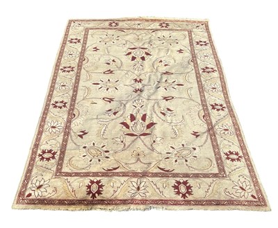 Lot 852 - A PERSIAN DESIGN CARPET, 

258cm x 176cm