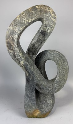 Lot 315 - STANFORD CHANAKIRA: A LARGE STONE SPIRAL SCULPTURE