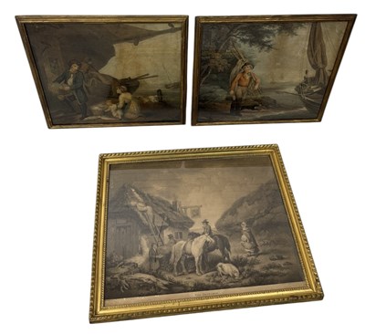 Lot 773 - A GROUP OF THREE 19TH CENTURY PRINTS