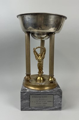 Lot 270 - A SECOND PLACE TROPHY FOR THE 1966 GRAND PRIX AT MONZA, MILANO AWARDED TO MIKE PARKES (BRITISH 1931-1977)