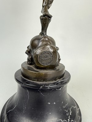 Lot 12 - HYPPOLYTE FRANCOIS MOREAU (FRENCH 1832-1927): A BRONZE SCULPTURE OF MERCURY