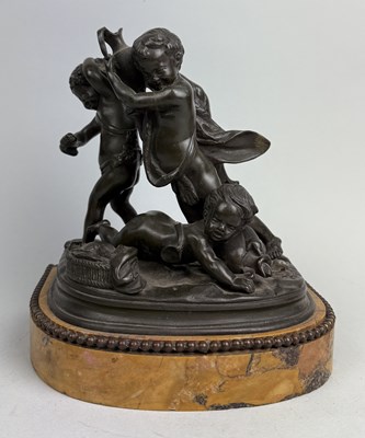 Lot 14 - A FRENCH BRONZE ALLEGORY OF FORTUNE BY SEVRES