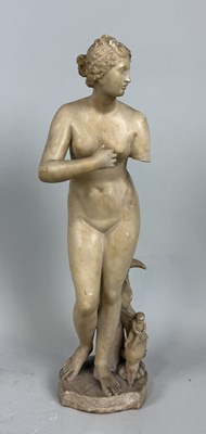 Lot 11 - A MARBLE STATUE OF THE APHRODITE PRIMAVERA