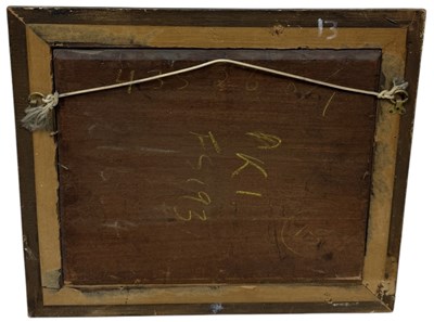Lot 45 - AN 18TH CENTURY OIL PAINTING ON CANVAS DEPICTING MODELO FOR THE DEPOSITION OF CHRIST