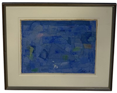 Lot 656 - LEUNG CHUAN: AN ABSTRACT WATERCOLOUR PAINTING ON PAPER