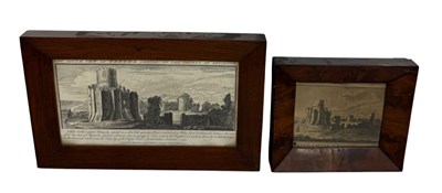 Lot 743 - JOHN SPEEDE: A HAND COLOURED MAP OF BREKNOKE, CIRCA 1610 ALONG WITH TWO 18TH CENTURY PRINT OF TRETWR CASTLE