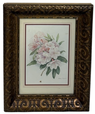 Lot 683 - EILEEN CHANDLER: A WATERCOLOUR PAINTING OF FLOWERS