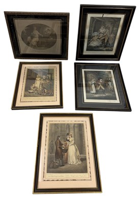 Lot 841 - FIVE ANTIQUE PRINTS, TO INCLUDE THE CRIES OF LONDON