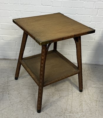 Lot 962 - A CANE SIDE TABLE