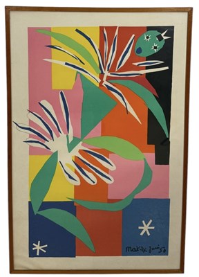 Lot 728 - HENRI MATISSE: A 1984 LITHOGRAPH 'LA DANSEUSE CREOLE'