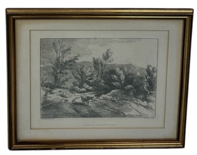 Lot 790 - AFTER THOMAS GAINSBOROUGH: A PRINT BY W.F. WELLS CIRCA 1803