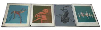 Lot 718 - SIDNEY NOLAN (AUSTRALIAN 1917-1992): A GROUP OF FOUR SIGNED ARTIST PROOF SCREENPRINTS