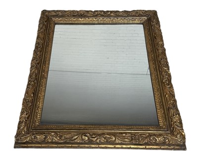 Lot 720 - A LARGE FLORENTINE GILT WOOD WALL MIRROR