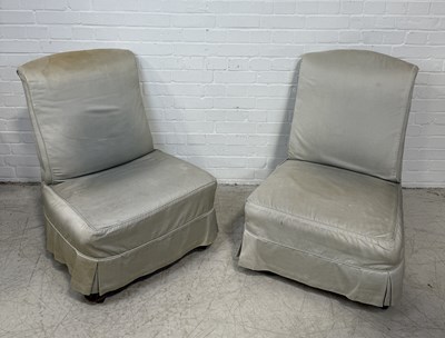 Lot 937 - A PAIR OF ANTIQUE NURSING CHAIRS