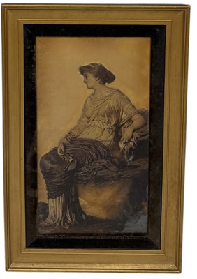 Lot 820 - A CLASSICAL CRYSTOLLEUM OF A YOUNG GIRL