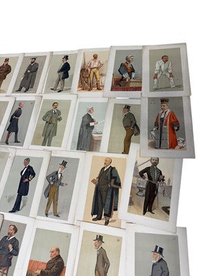Lot 726 - A LARGE COLLECTION OF VANITY FAIR SPY PRINTS TO INCLUDE CRICKETERS AND EMPEROR OF MOROCCO