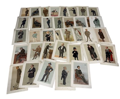 Lot 754 - A LARGE COLLECTION OF VANITY FAIR SPY PRINTS TO INCLUDE CRICKETER