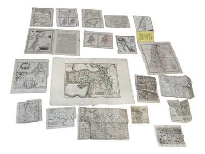 Lot 492 - A COLLECTION OF MAPS TO INCLUDE SYRIA AND HOLY LAND (QTY)