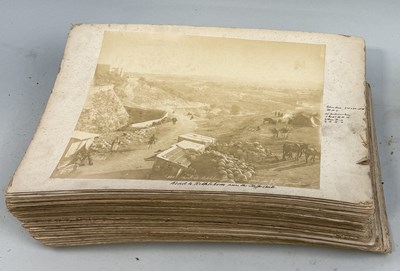 Lot 481 - FELIX BONFILS (1831-1885): A COLLECTION OF PHOTOGRAPHIC PRINTS OF PALETSINE, TO INCLUDE VIEWS OF BETHLEHEM, THE HOUSE OF SIMON THE TANNER