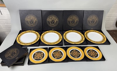 Lot 284 - A SET OF EIGHT VERSACE ROSENTHAL PLATES, TWO SIZES