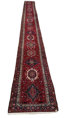 Lot 861 - A VERY LONG FINE KERALA RUNNER, NORTH WEST PERSIA CIRCA MID 20TH CENTURY