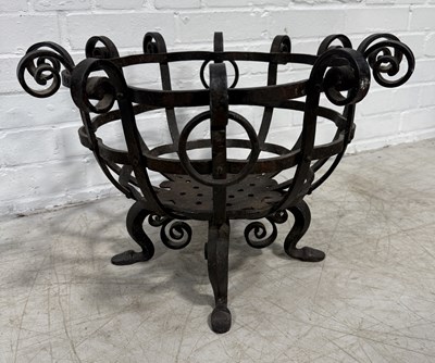 Lot 994 - A CAST IRON FIRE PIT