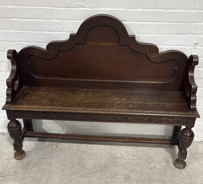 Lot 961 - A SCANDINAVIAN STYLE BENCH