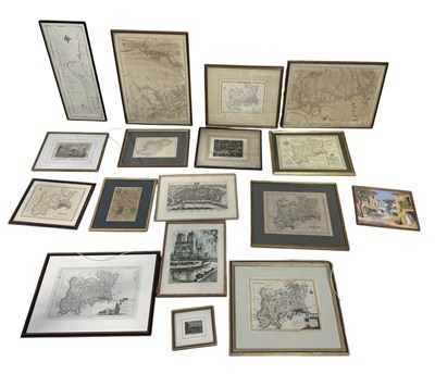 Lot 813 - A COLLECTION OF MAPS AND PRINTS