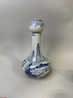 Lot 330 - A CHINESE GARLIC MOUTH VASE