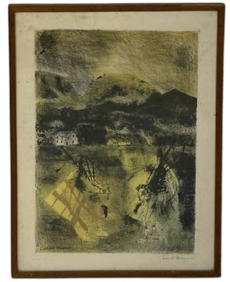 Lot 763 - LEONARD ROSOMAN: A SIGNED LITHOGRAPH IN COLOURS