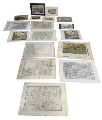 Lot 758 - A COLLECTION OF MAPS AND PRINTS TO INCLUDE GEOLOGICAL SURVEY (QTY)