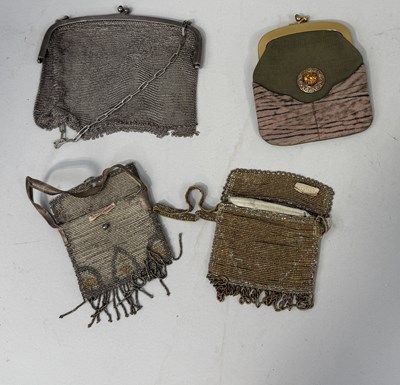 Lot 1025 - FOUR VINTAGE PURSES