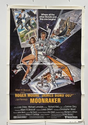 Lot 827 - JAMES BOND 'MOONRAKER' 1979 FILM POSTER