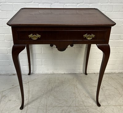 Lot 863A - A LATE 19TH CENTURY MAHOGANY SILVER TABLE