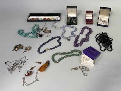 Lot 172I - A LARGE COLLECTION OF JEWELLERY TO INCLUDE SILVER, AMBER (QTY)