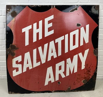 Lot 994B - A LARGE SALVATION ARMY ENAMEL SIGN