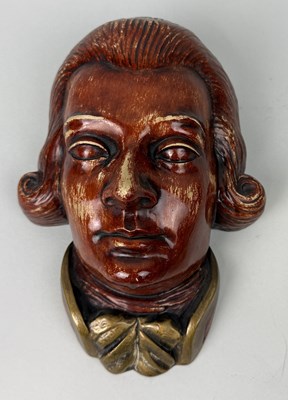 Lot 879 - A GERMAN BUST OF MOZART