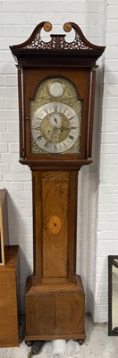 Lot 741 - A 19TH CENTURY ROSEWOOD LONG CASE CLOCK BY JOHN WATT IRVINE