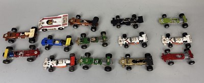 Lot 876 - A COLLECTION OF 1970S RACING CARS TO INCLUDE CORGI AND DINKY