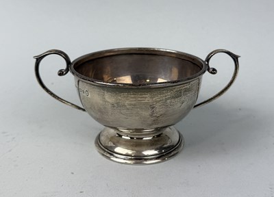 Lot 200 - A SILVER TWIN HANDLED CUP