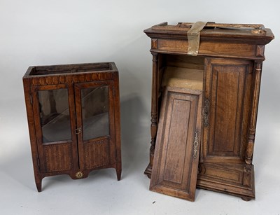 Lot 835 - TWO 19TH CENTURY FRENCH APPRENTICE CABINETS