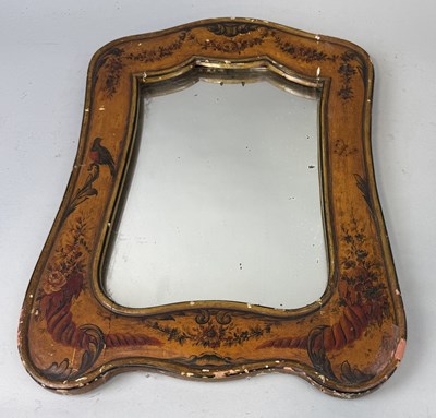 Lot 736 - AN 18TH CENTURY VENETIAN WALL MIRROR